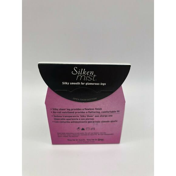 Leggs Women's Silken Sheer No-Roll Waistband Control Top Panty Hose Nude Size A - Picture 6 of 12